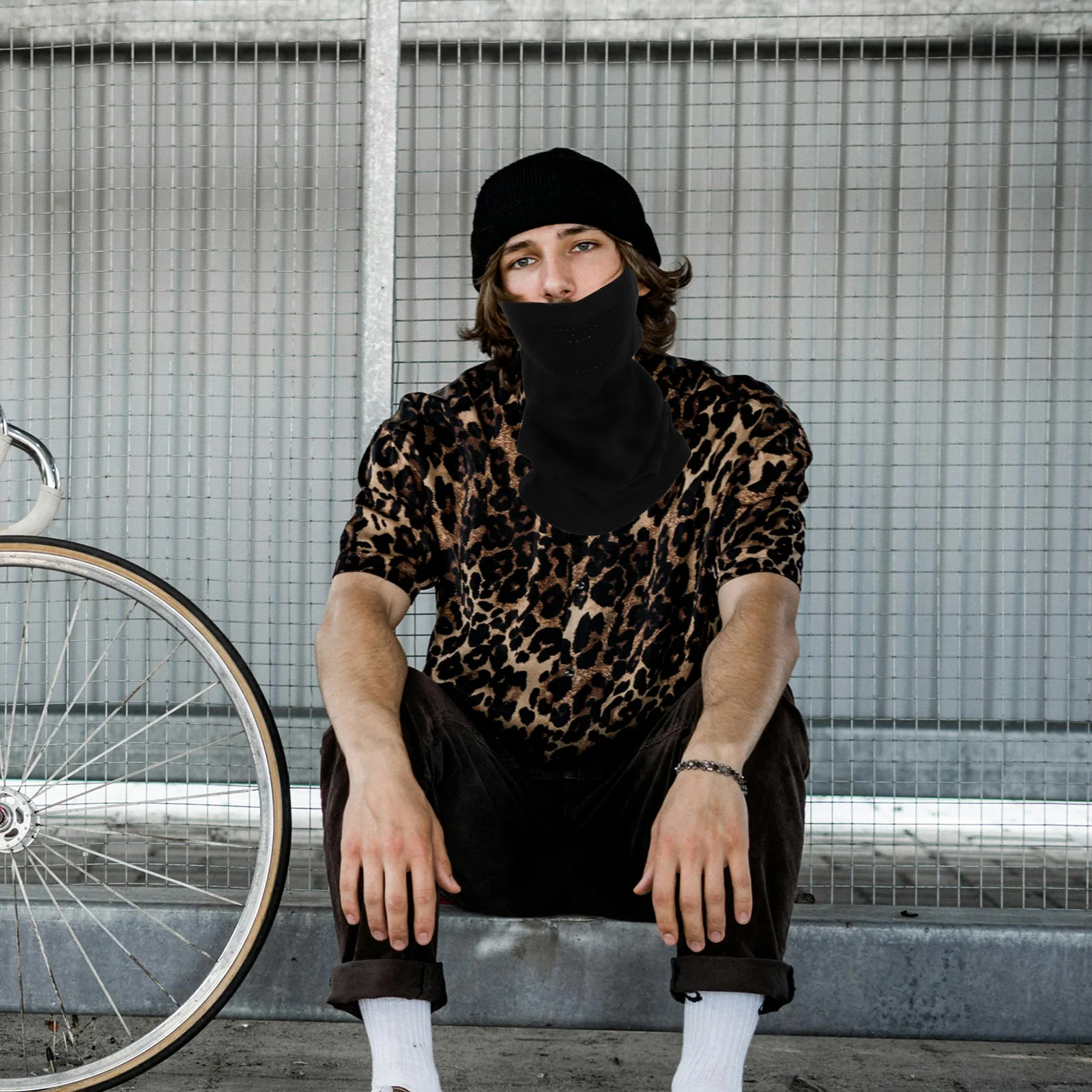 

Winter Neck Gaiter Men Women Breathable Windproof Polyester Half Face Mask Skiing Snowboarding Running Cycling