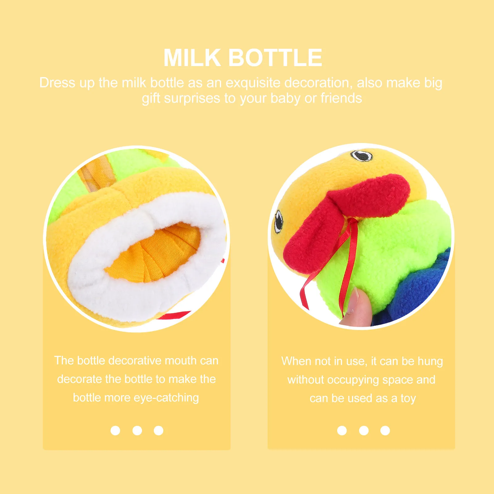 

Exquisite Baby Bottle Sleeve High Quality Cartoon Design Feeding Bottle Protector for Daily Use Travel Baby Supply