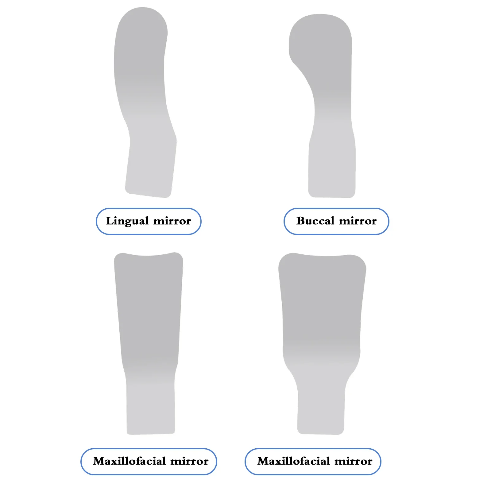 Anti Fog Dentals Mirror Defog Coating For Clear Vision Multi-Angle View For Dentists Orthodontic Oral Photography Use