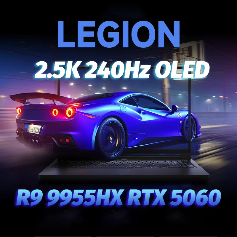 شاشة Lenovo Legion R9000P 2025 R9 9955HX GeForce RTX5060 مقاس 16 بوصة 2.5K 240 هرتز OLED #1