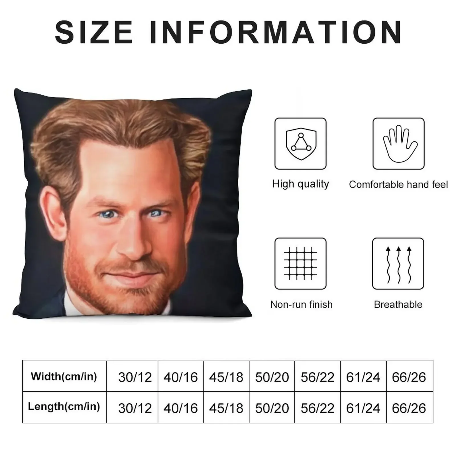 HARRY WINDSOR Throw Pillow Cushion Covers For Living Room Room decorating items Rectangular Cushion Cover pillow