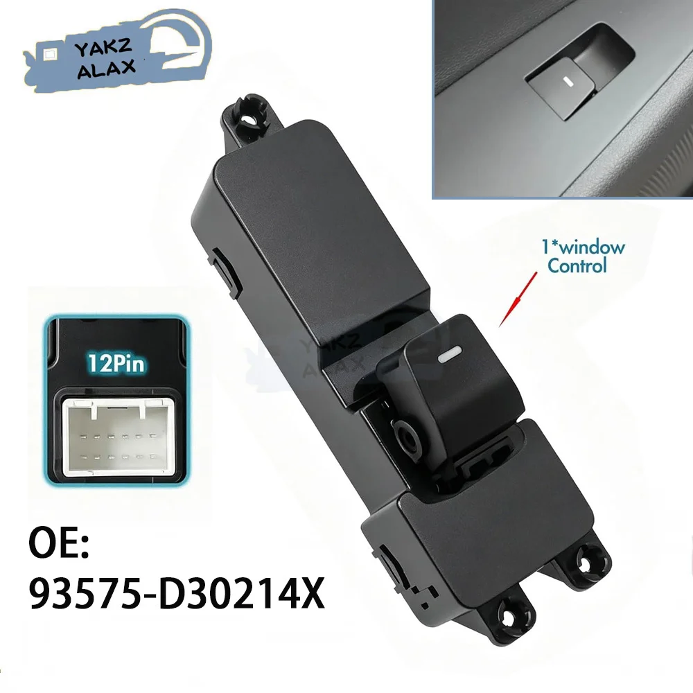 93575-D30214X Electric Window Control Switch for Hyundai Tucson 2015 2016 2017 Glass Lifter Button 93575D30214X 93575-D3021