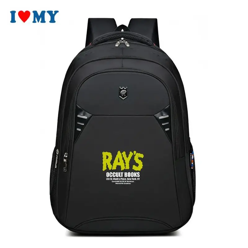 

Black Sport Backpack for Men Women, Large Capacity School College Travel Rucksack, Casual Outdoor Daypack, Lightweight