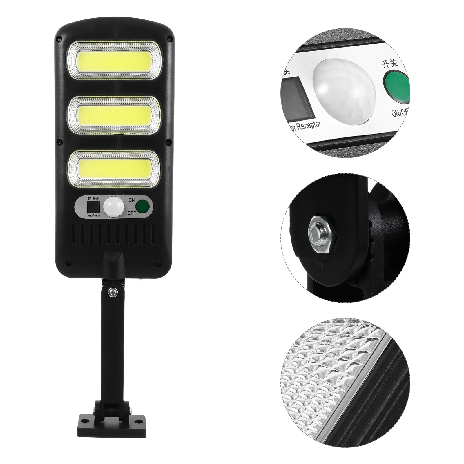 

2Pcs Outdoor Lighting Tool Solar Wall Light with Premium Material for Garages Road Lighting Gardens Pools Solar Garden Light