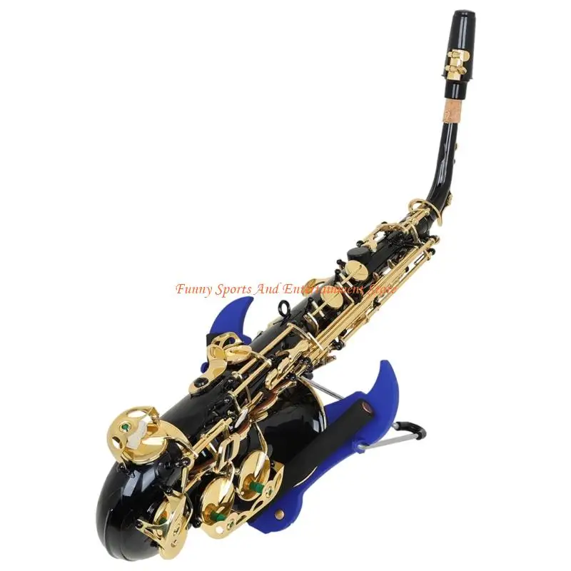 C4DE Light Weight Altos Saxophone Holder Stand Saxophone Display Rack For Musicians Easy Assembly And Space Saving Design