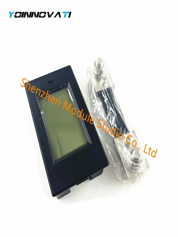 PZEM-051 DC Digital Ammeter Voltmeter 6.5-100V 4 IN1 LCD Motorcycle Voltage Current Power Energy Monitor