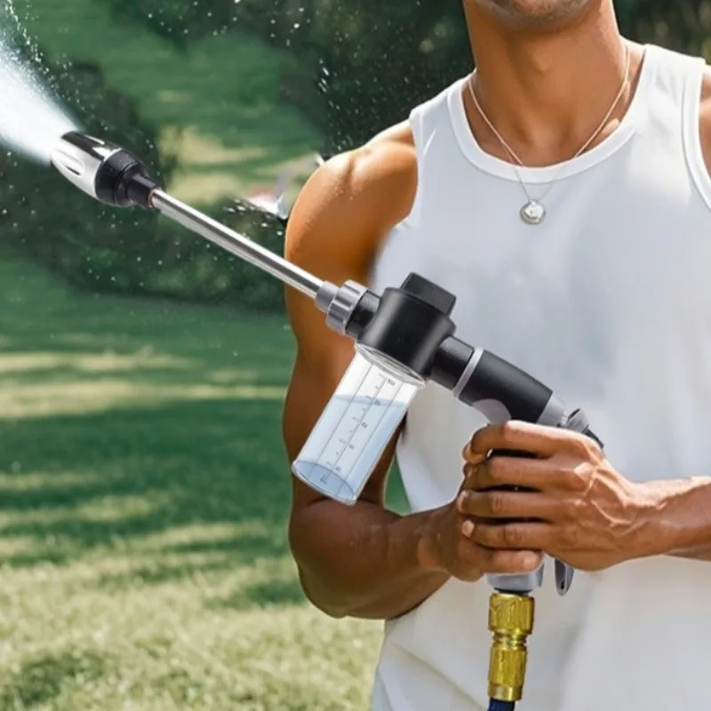 Multi-mode High Pressure Foam Washing Gun Quick Connect Hose Sprayer For Car RV Exterior And Garden Patio Cleaning Jobs
