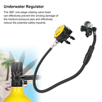 Professional Diving Breathing Mouthpiece First Stage Relief Valve And Second Stage X4000 Pro Breather Diving Equipment Tool