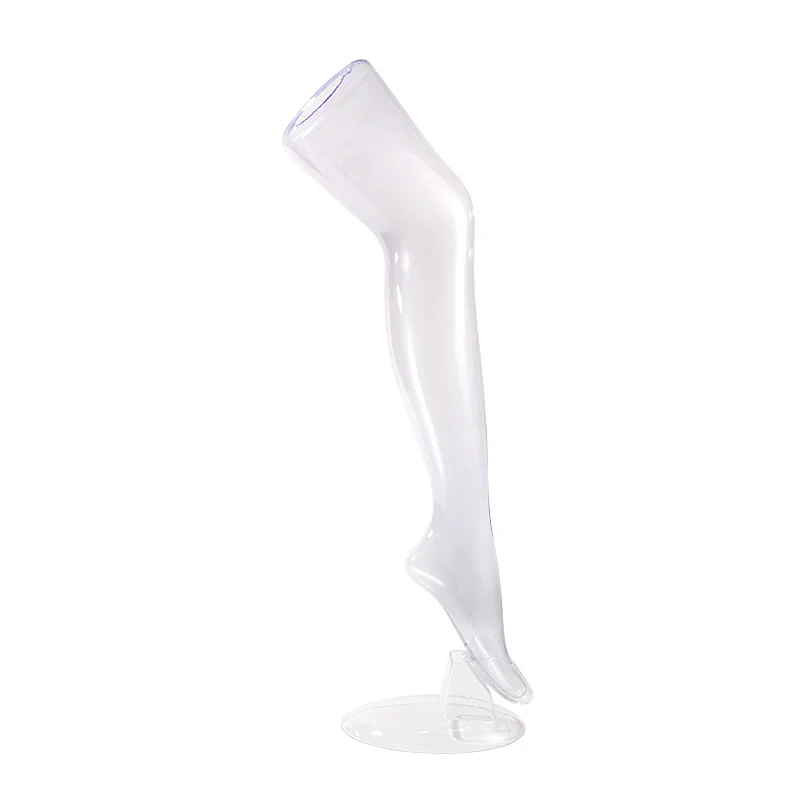 A 74cm Female Leg Model, Women\'s Stockings, Tights, Legging Sales Display Props, Standing Foot Mannequin with A Base