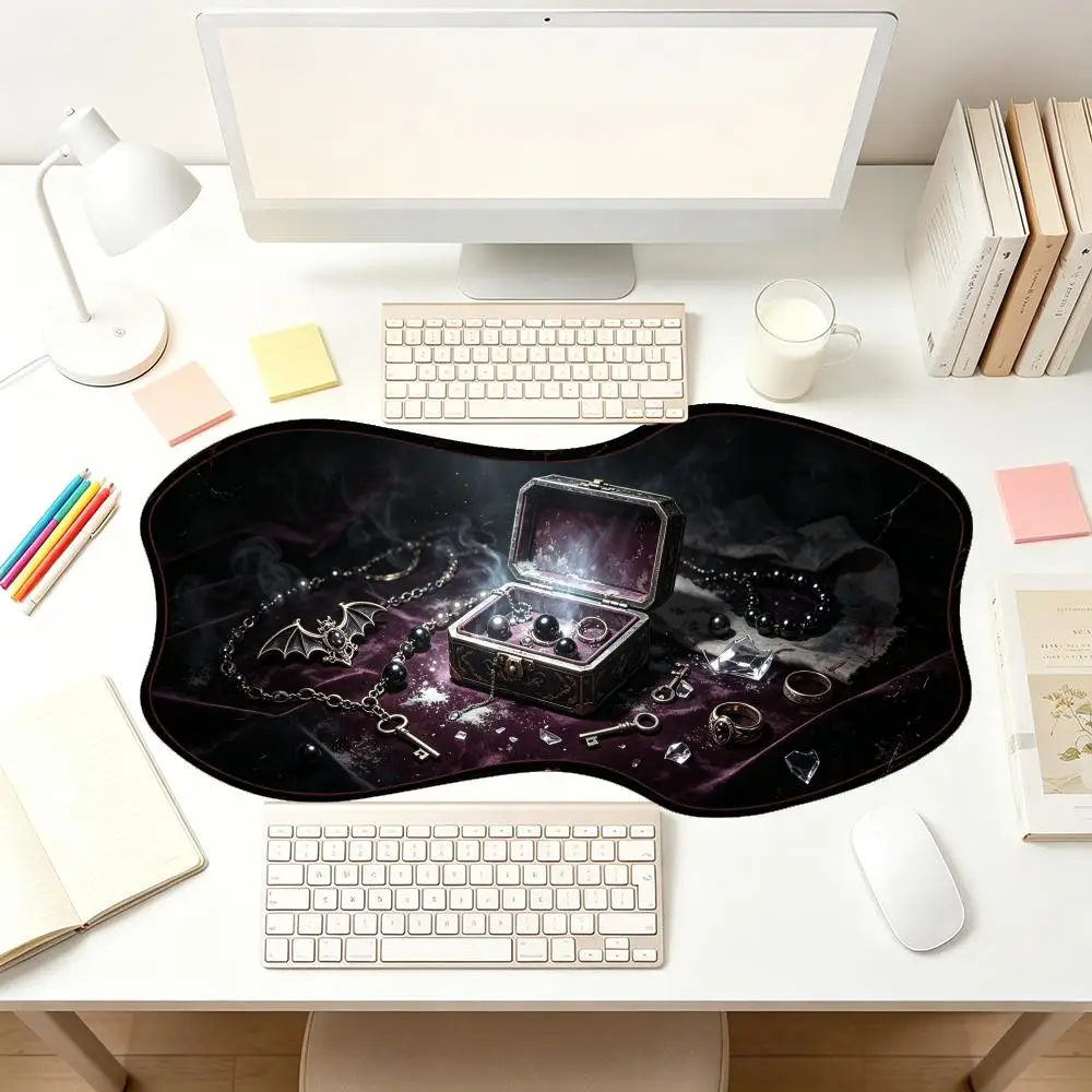 Table Mat Antique Magic Book Art Mousepad Works Great With Game Card Pad And Office Desktop Keyboard Accessories