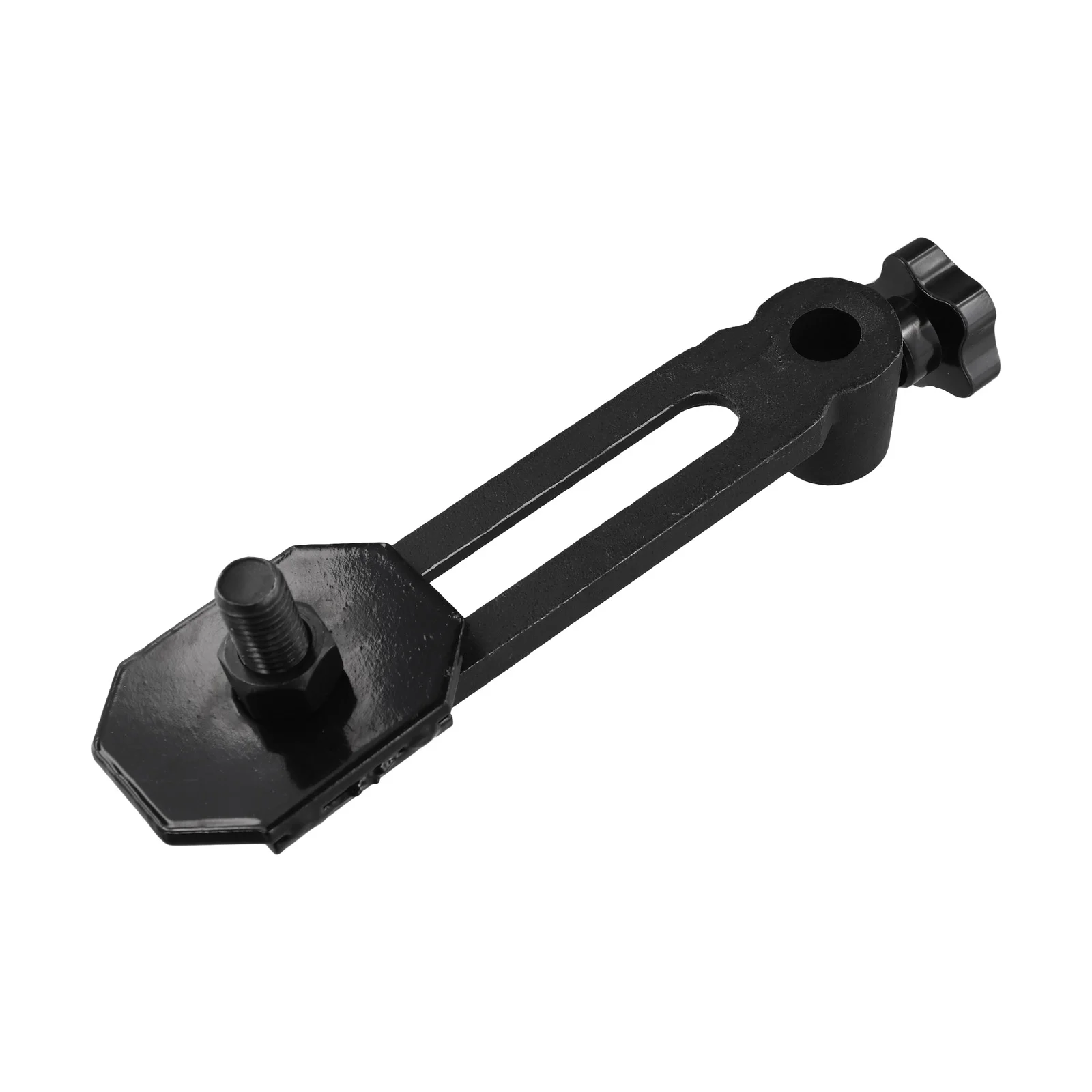 Innovative Design Heavy Duty Cast Iron Tool Rest Compatible with Various Woodworking Lathes Fits Both Hole Sizes