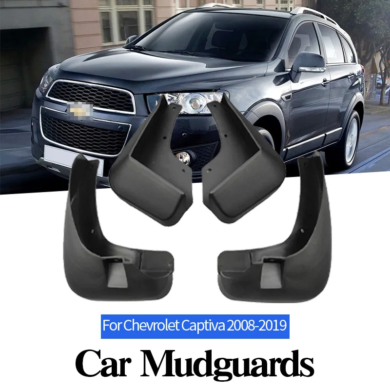 Car Mud Flaps For Chevrolet Captiva 2008 2009-2019 Front And Rear Wheels Mudguard Splash Guards Fender Mudflaps Accessories