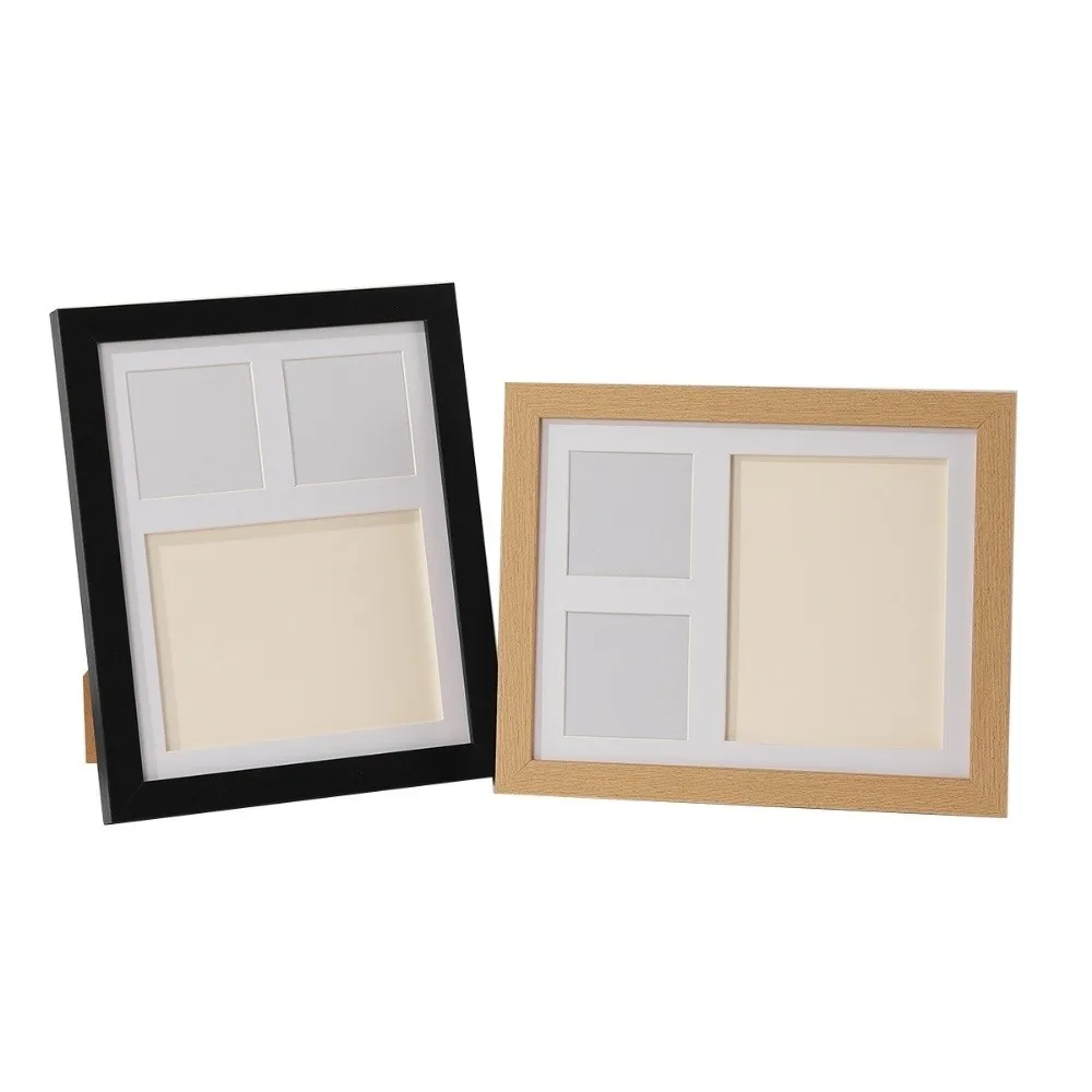 1 Set DIY Pet Paw Print Kit Frame Wooden Frame Air Dry Clay Dog Paw Print Frame Wall Hanging Photo Display Cat Paw Print Frame