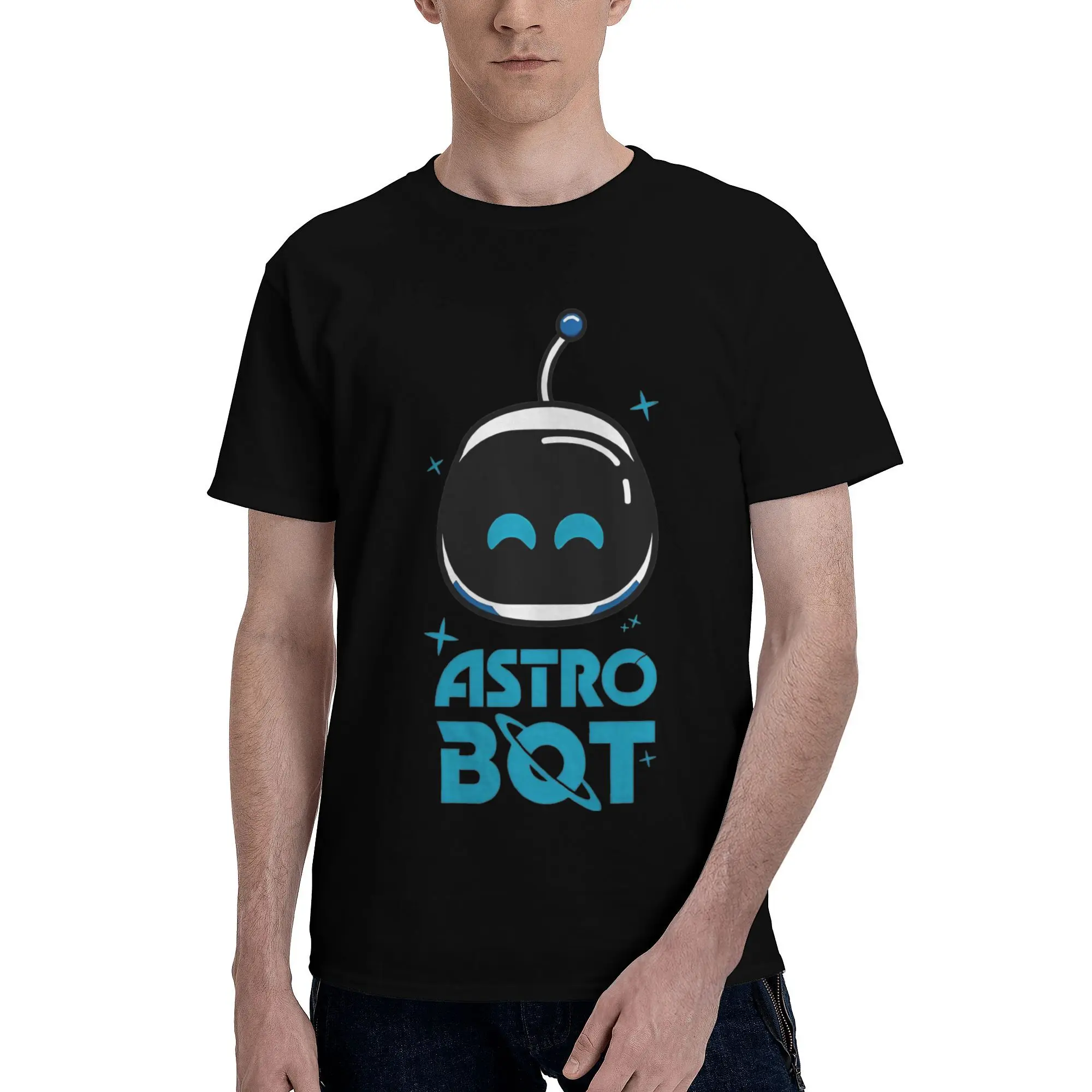 The Astro Bot Video Game Tee Shirt for Men Women New Arrival T Shirts  100% Cotton Clothing YX003