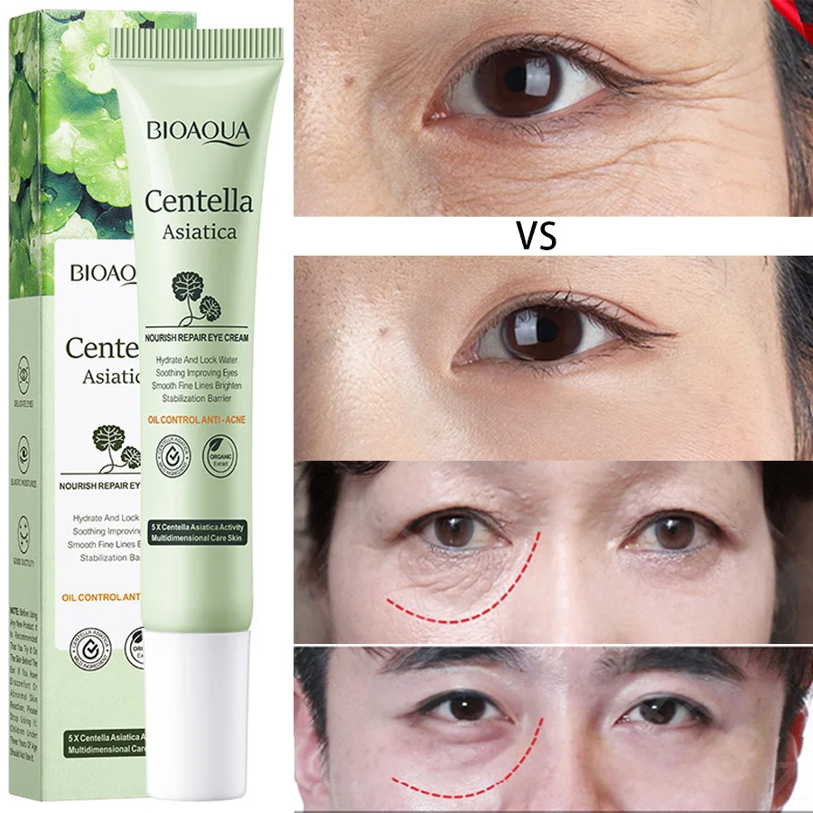 Centella Asiatica Eye CreamDark Circles Eyes Bags Moisturizing Beauty Eyes Skin Care Products 20g