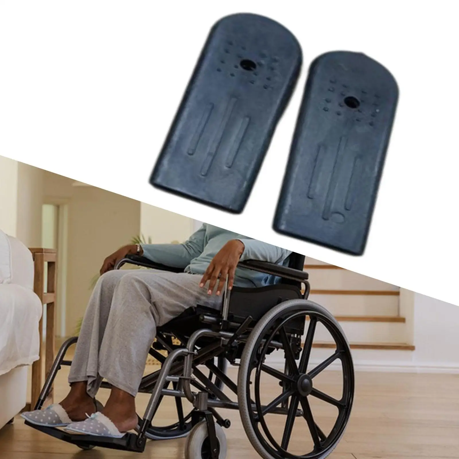 

Тормозная втулка для инвалидных колясок, высокопроизводительный, универсальный резиновый чехол для фиксаторов колес с плоским колесом для роликов Walker Accs