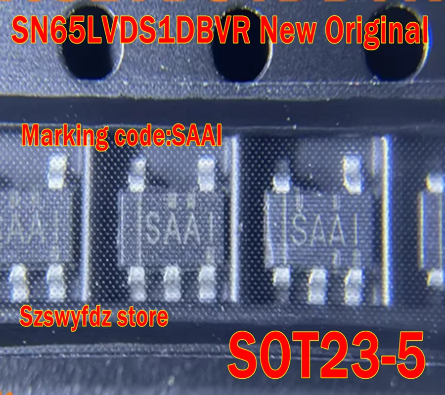 

1Pcs to 100Pcs New Original Sn65Lvds1Dbvr Sot23-5 Marking Code:Saai High-Speed Differential Line Driver/Receivers