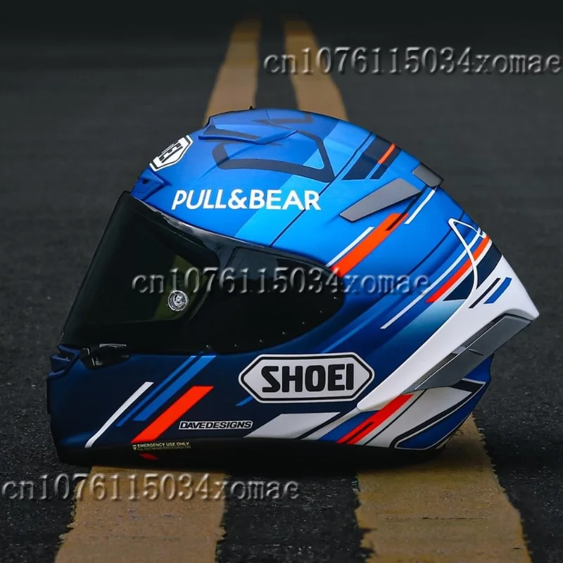 SHOEI X-14 Helmet Alex 73 TC-02 X-Fourteen X-Spirit III Full Face Helmet Sports Racing Motorcycle Helmet