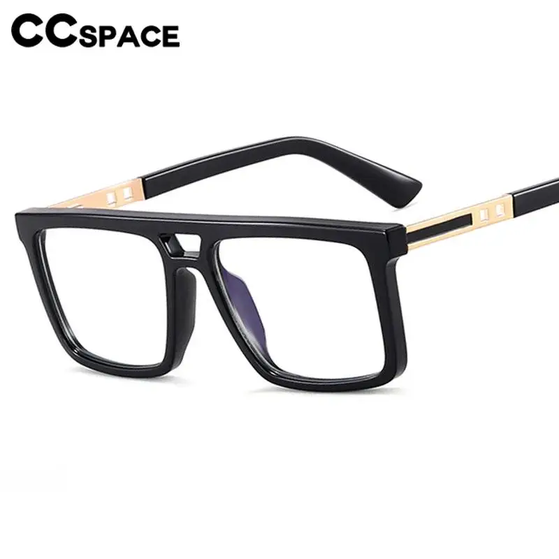 57401 Brand Design Hollow Out Anti Blue Light Glasses Fashion Square Optical Spectacles Frames Classic Prescription Eyeglass