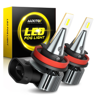 AUXITO 2Pcs H8 H11 LED White Yellow H27 880 881 H16 5202 H10 PSX26W PSX24W LED Car Fog Lights Bulb 9006 HB4 DRL Driving Lamp 12V