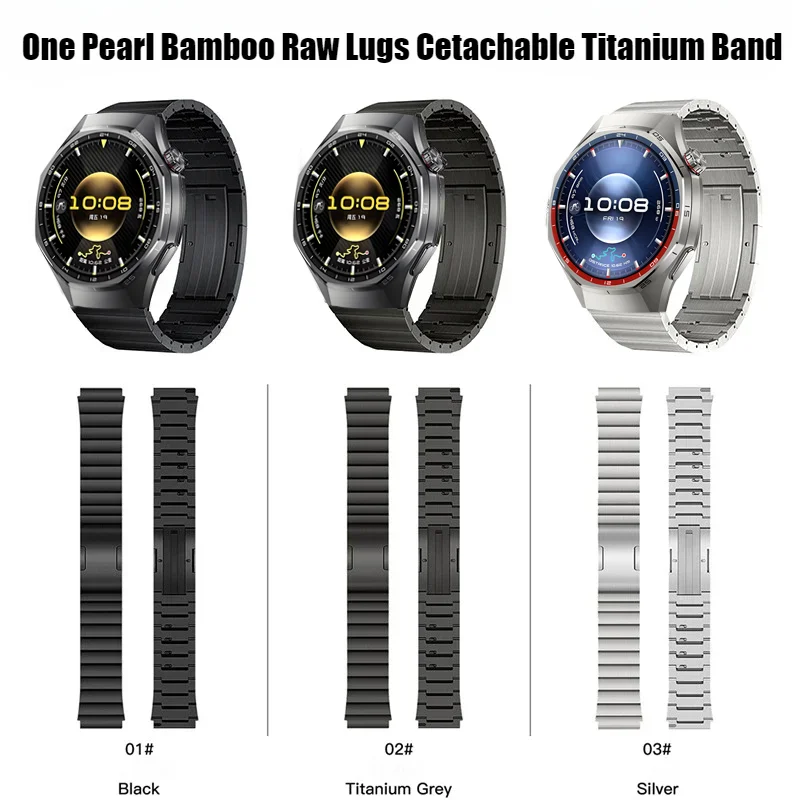 22mm Titanium Band for Huawei Watch GT6 Pro 5 GT6 46mm Quick Release Strap Bracelet Huawei Watch 4 3 GT5 GT4-3-2 46mm Wristband