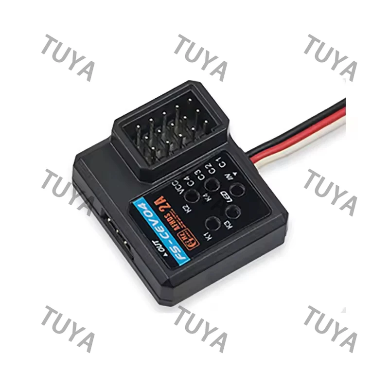 FLYSKY Fusi FS-CEV04 4-Channel Receiver I.bus Lightweight Design Serial Bus Receiver for RC Car Model RC Boat Model Accessory