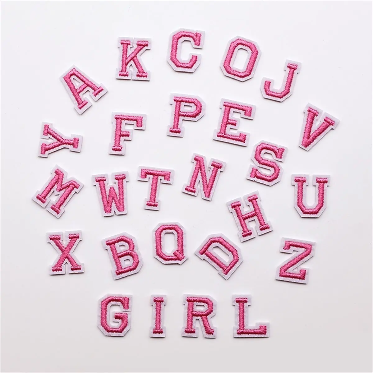 104Pcs Alphabet A - Z Patches, Iron on Sew on Letters for Clothing, Hats, Shoes, Backpacks, Handbags, Jeans Etc.