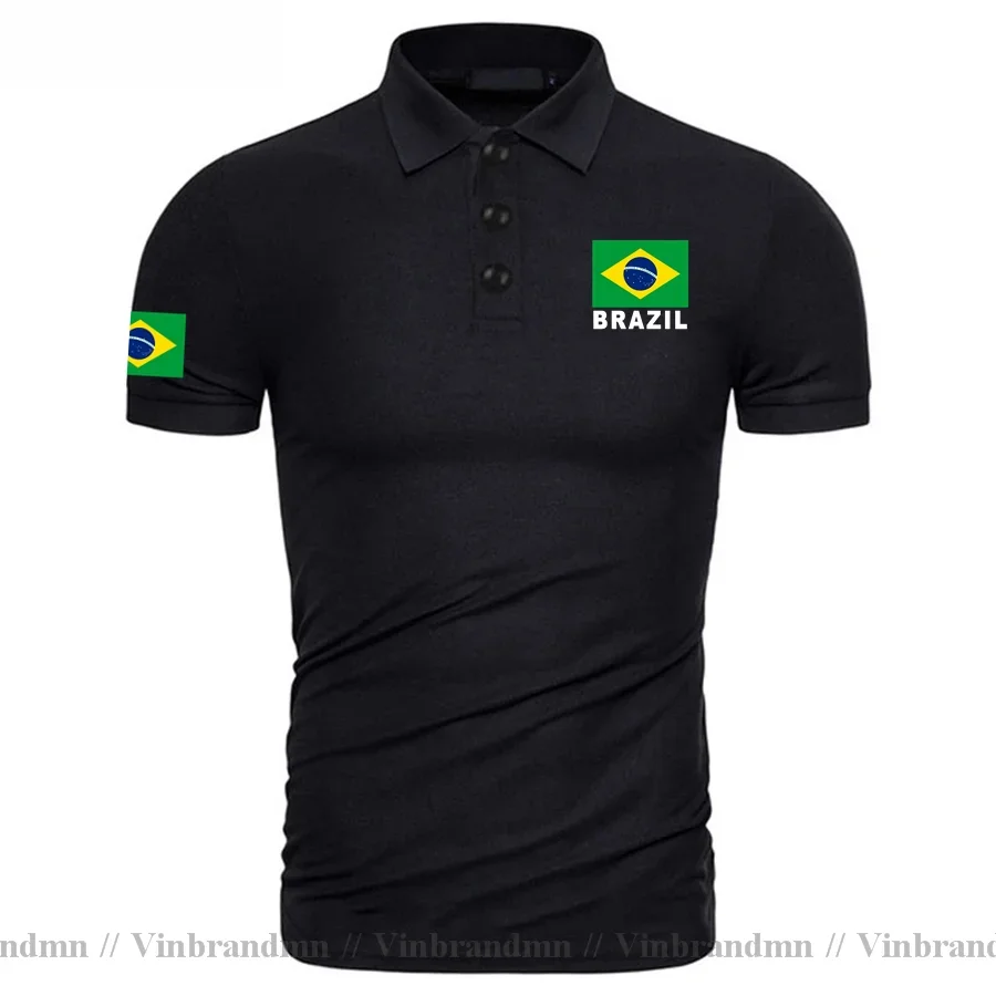 Brazil Flag Polo Shirts Men & Women New Streetwear 2023 Jerseys Clothing Classic Cool Nation Brazilian Flag Brasil BR Polo Shirt