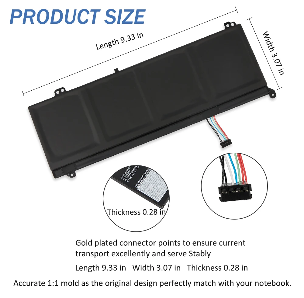 ETESBAY L19C4PDB L19M4PDB 60WH batteria per Lenovo ThinkBook 14s Yoga ThinkBook 14 2021 G2 G3 15 SB10Z21205 muslimah