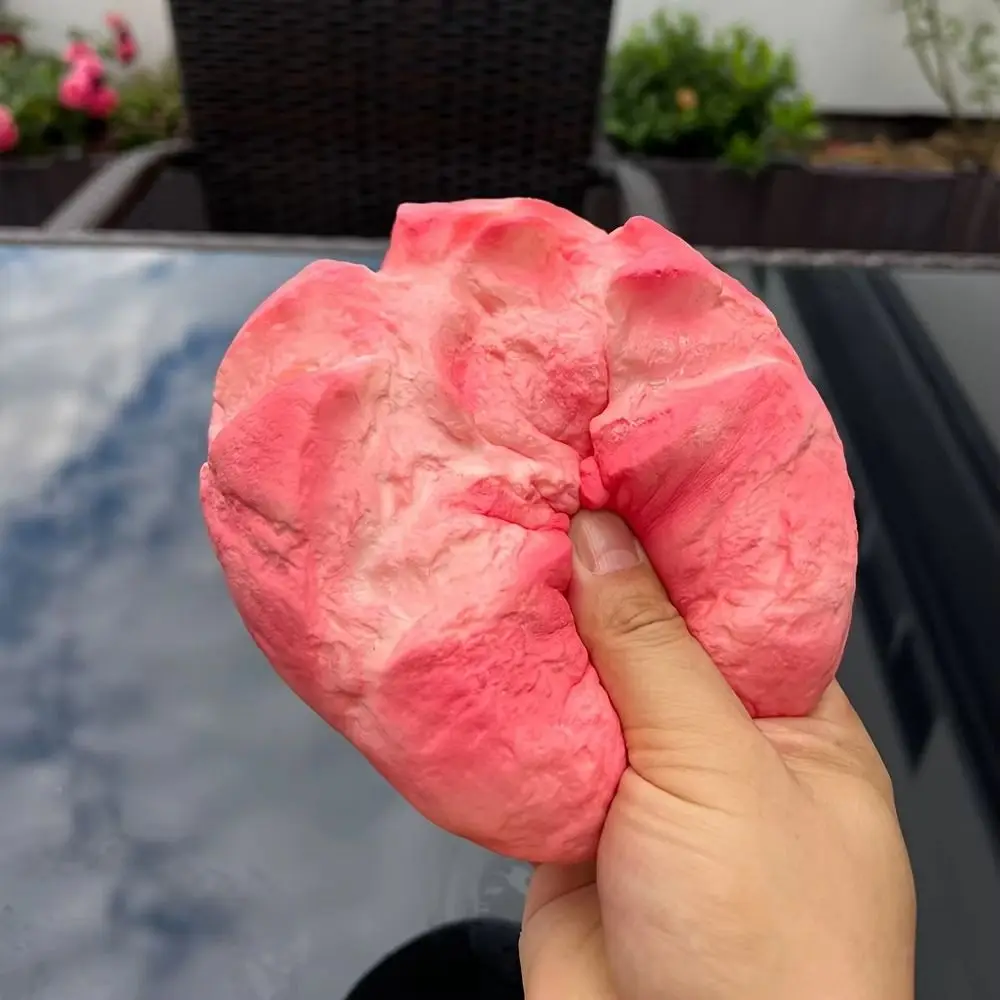 Simulated Bread Squeeze Toy Slow Rising Prank Decoration Sensory Fidget Bread Soft Elastic Oversized Simulated Bread Squishy