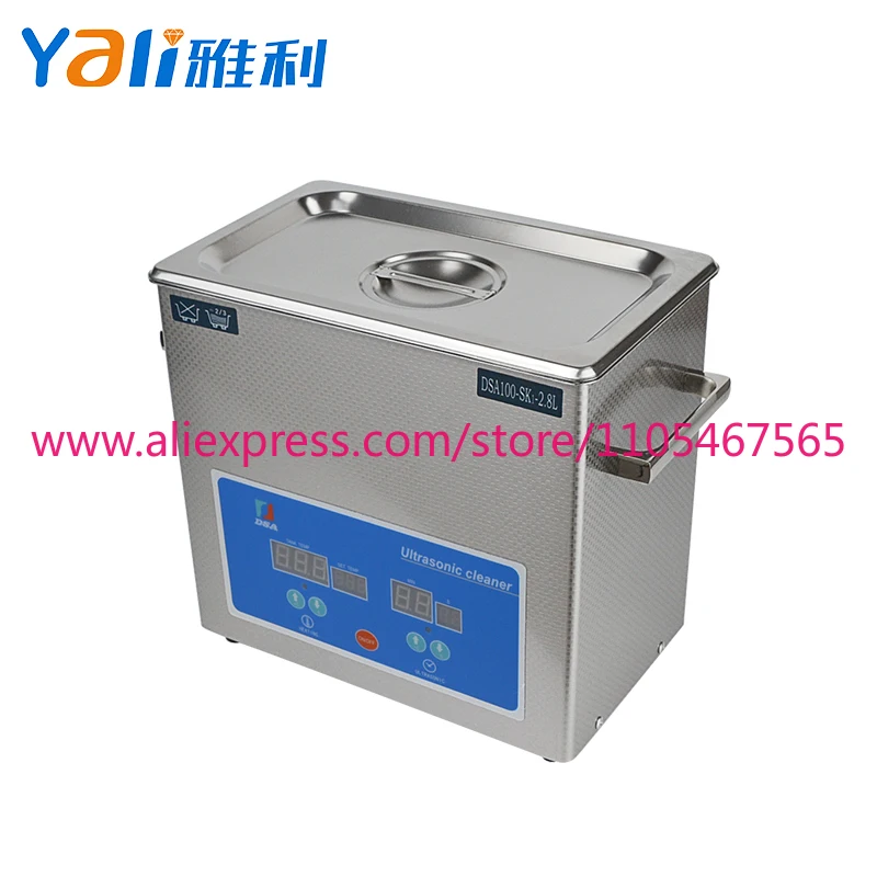 Maximum heating 80C Gold cleaning machine Digital time 5 minutes-60 minutes Stainless steel ultrasonic jewelry