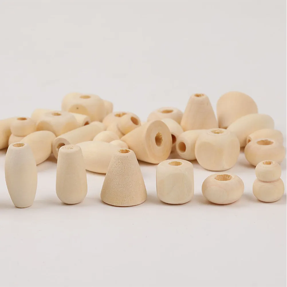100Pcs Premium Beads Lightweight Smooth Hole Design DIY Craft Beads for Jewelry Decor Luggage Accessories