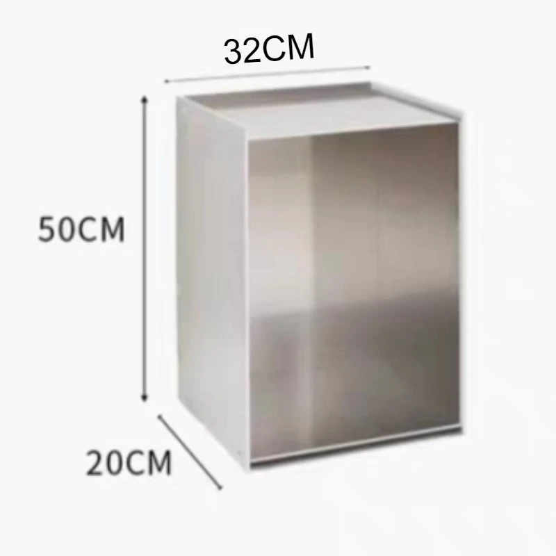 طاولة قهوة من الفولاذ المقاوم للصدأ الاسكندنافية، طاولات جانبية بسيطة، متعددة الوظائف، منضدة حديثة، أثاث منضدة فاخر وبسيط #5