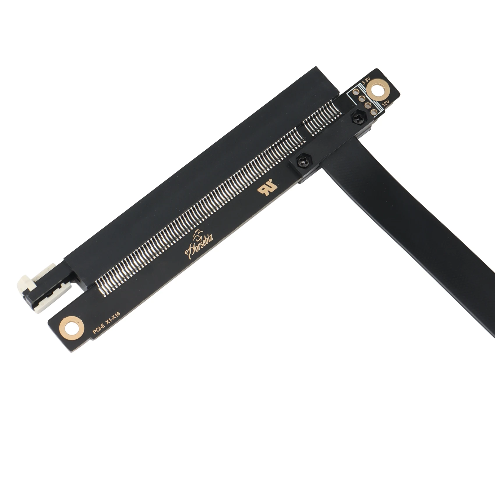 VO-1X PCIE 1X إلى 16X نقل تمديد كابل كابل كارت الصوت بطاقة الرسومات بطاقة الشبكة Blockchain التعدين