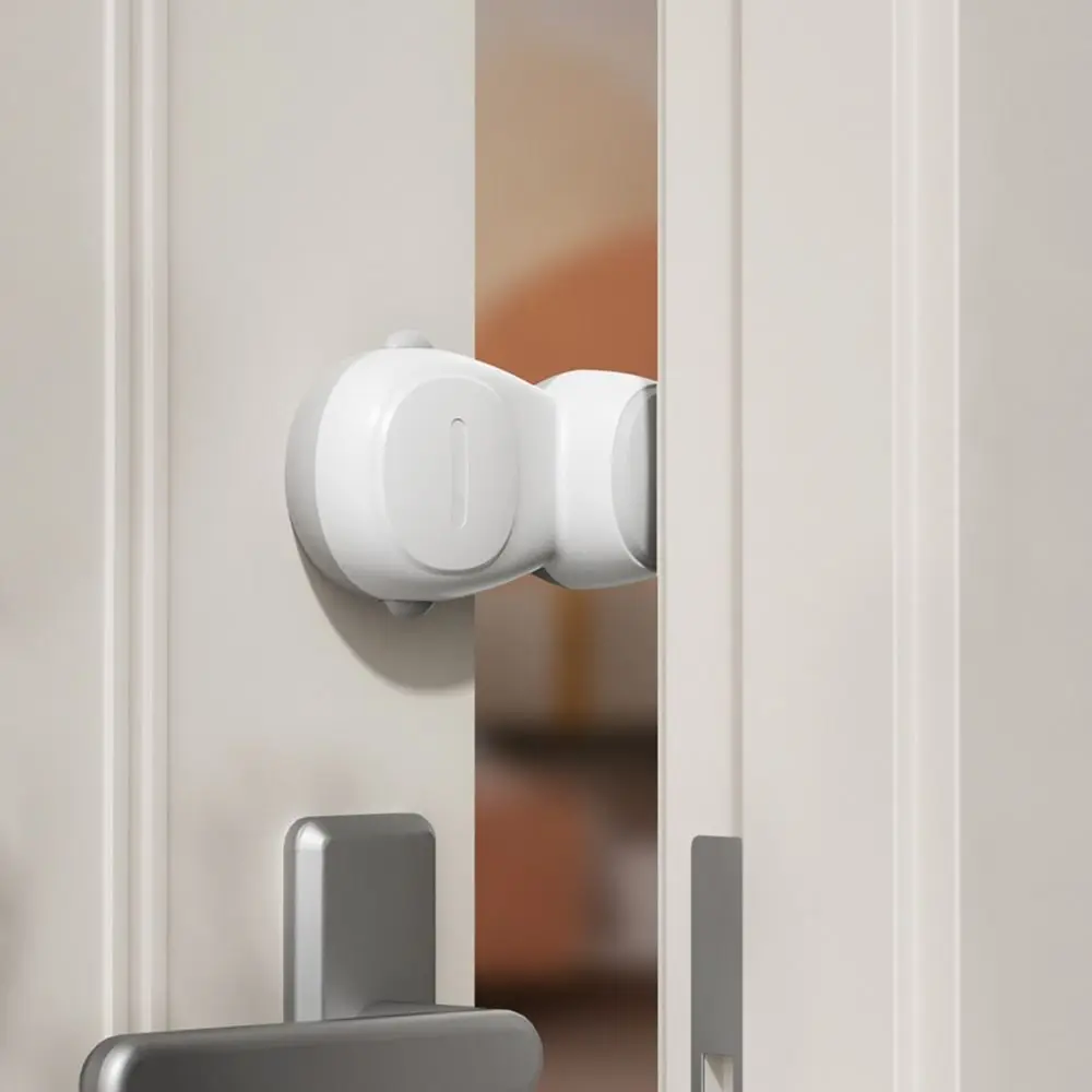 Durable Automatic Unisex Safety Finger Pinch Guard Rotating No Drilling Safety Door Stopper Prevent Door Injuries Device for