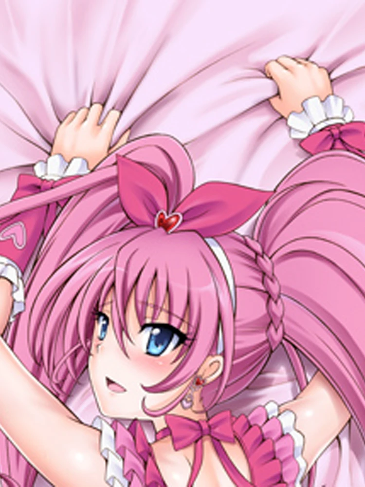 Dakimakura Anime Pillow Cover Cure Melody Double Sided HD Print 2WAY Life Size Anime Body Pillowcase Gifts