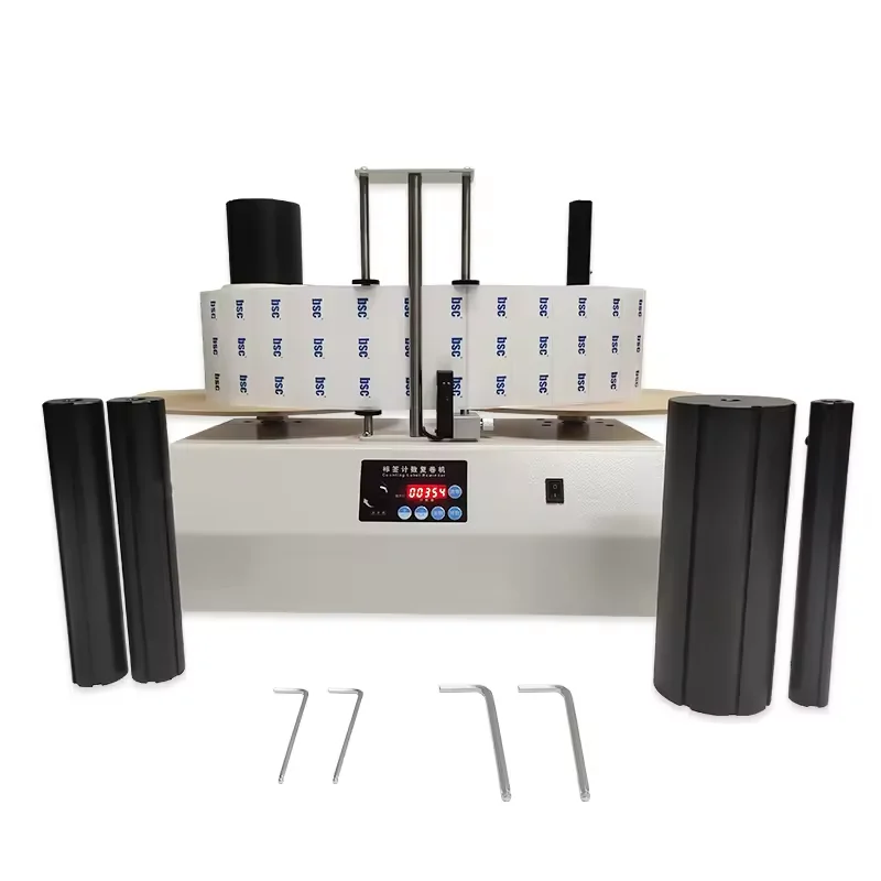 Vinica Reel to Reel Label Rewinder Automatic Label Rewinder Machine With Counter Stable Core Label Rewinder