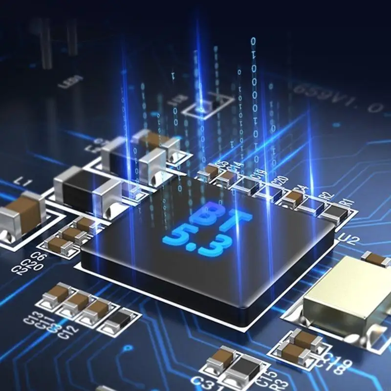 

Wi-Fi 6 Беспроводной адаптер 900 Мбит / с быстро-USB-Bluetooth-совместимая сетевая карта для ноутбуков 24BB