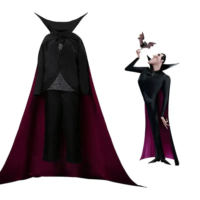 Disfraz de Hotel Transylvania Dracula Mavis Johnny para Cosplay, Halloween, Mascarada, Carnaval, Fiestas de Disfraces para Adultos FD1;6
