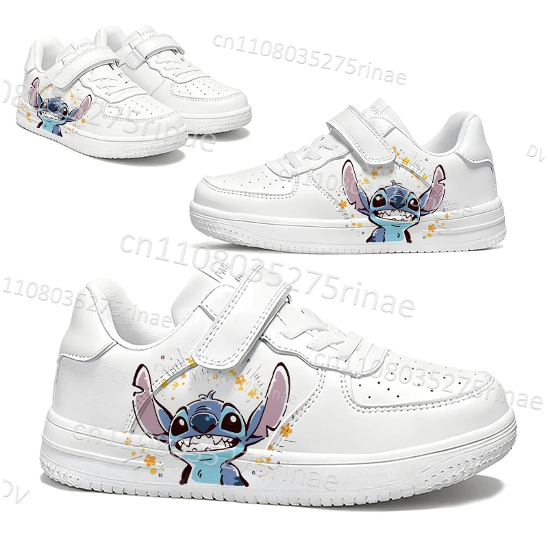 

Детская обувь Stitch Little Monster для мальчиков и девочек, новая модель, с принтом граффити, высокое качество, удобные милые кроссовки, подарок