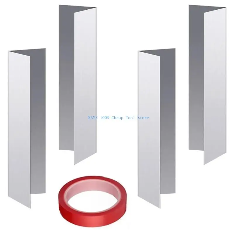 

G6KA 4pcs Garage Door Seal Strips Prevents Dust and Water Entry Simple Install