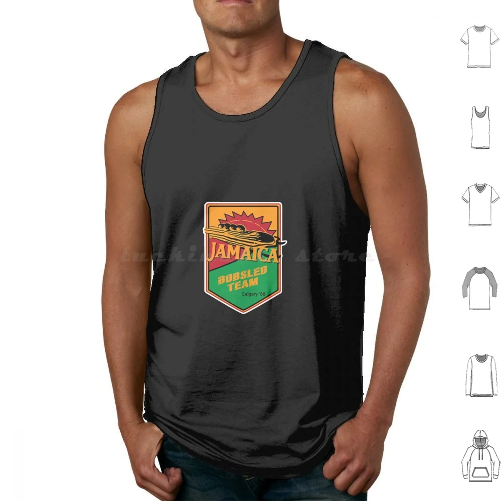 Jamaican Bobsled Team V3 Tank Tops Print Cotton Jamaican Bobsled Team Jamaica Cool Runnings Jamaican Bobsled Jamaican