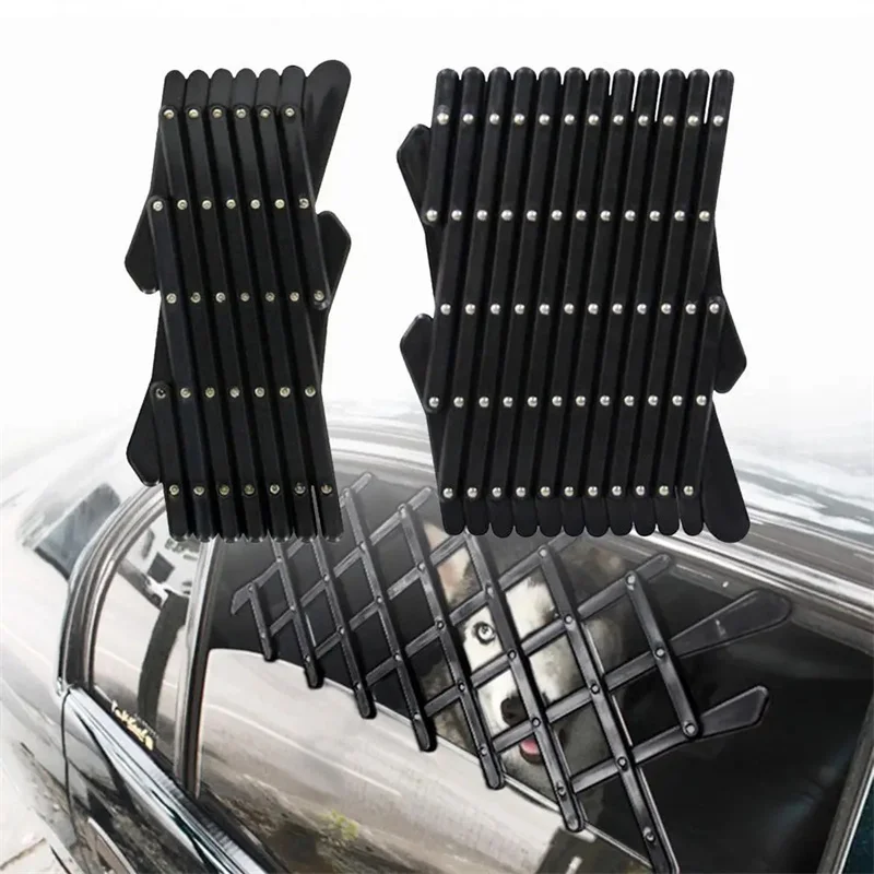 Pet Fences Vent Window Ventilation Safe Guard Grill for Pet Travel Pet Accessories Expandable Car Window Gate Magic-Gate Dog