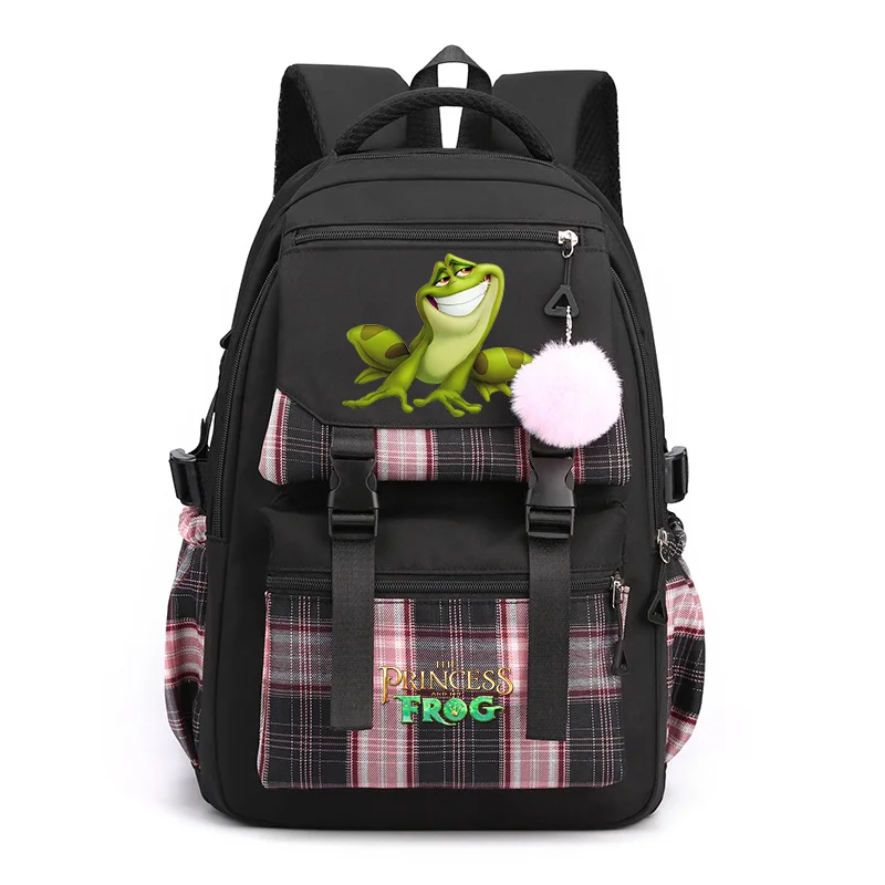 

Disney The Princess and the Frog Backpack Boys Girls Bookbag Bag Student Teenager Children Knapsack Schoolbag Rucksack Mochila