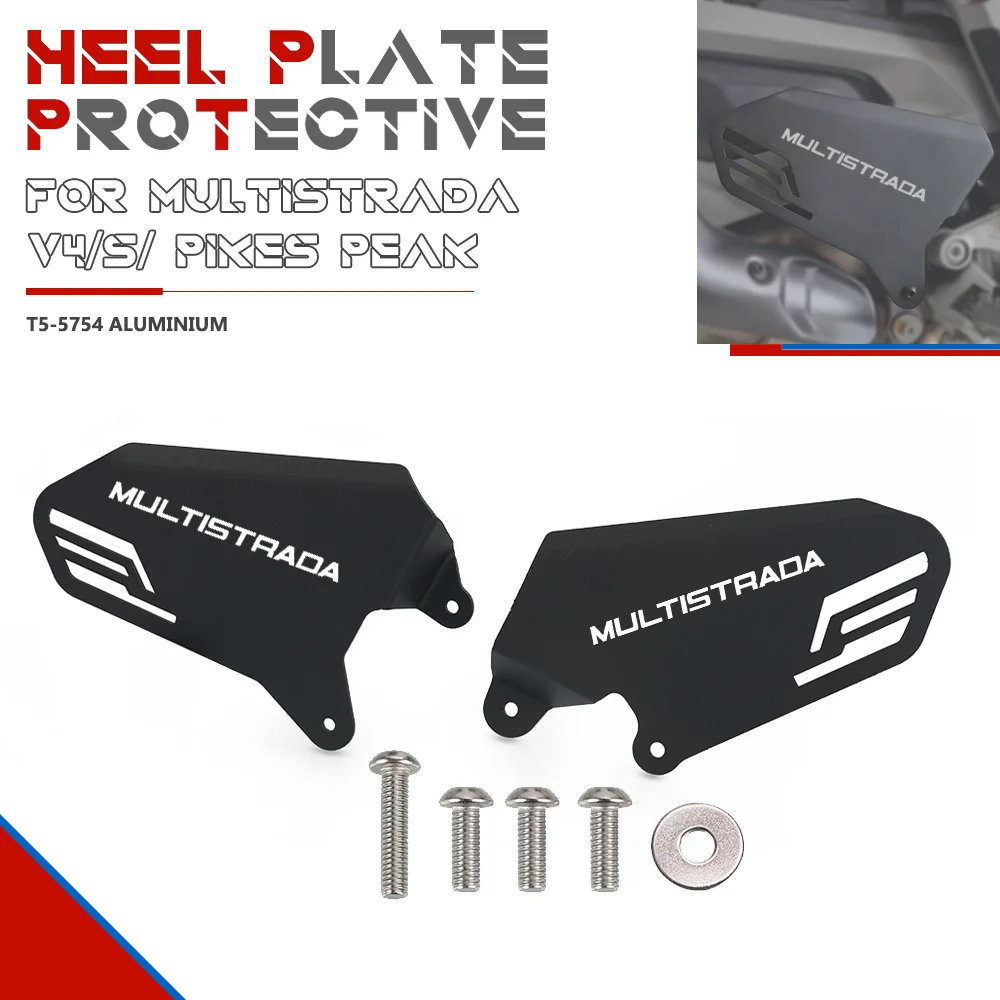 

FOR DUCATI MULTISTRADA V4 Pikes Peak V4S TRAVEL/Travel Radar/Radar/FULL/Performance/SPORT 2021-2023 Fiber Heel Foot Guards Cover