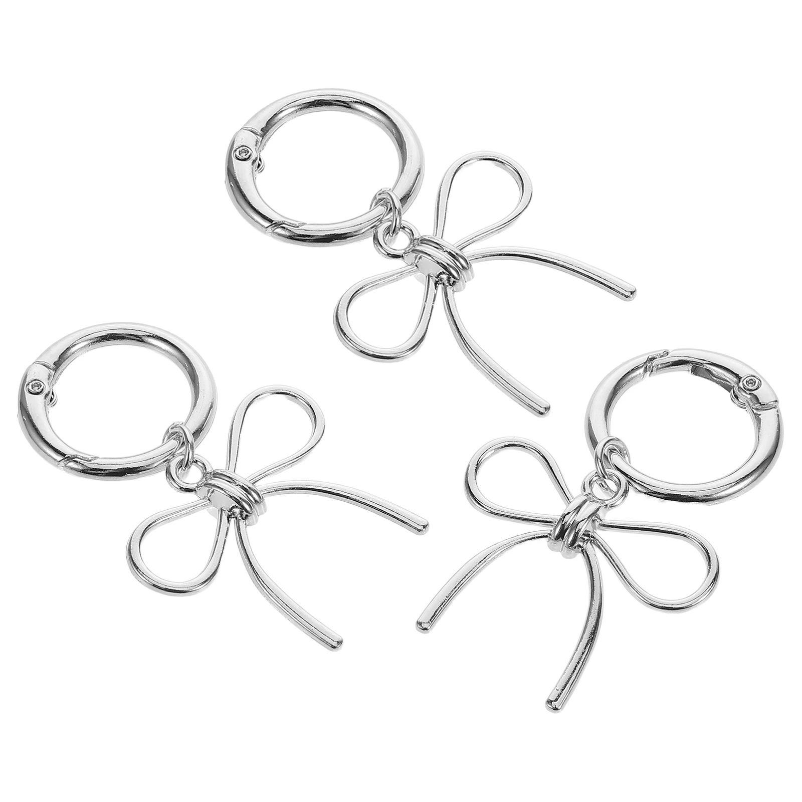

3pcs Gothic Boots Decorations Punk High Heel Clips White Metal Bow Buckles Shoe Accessories Storage Collectibles