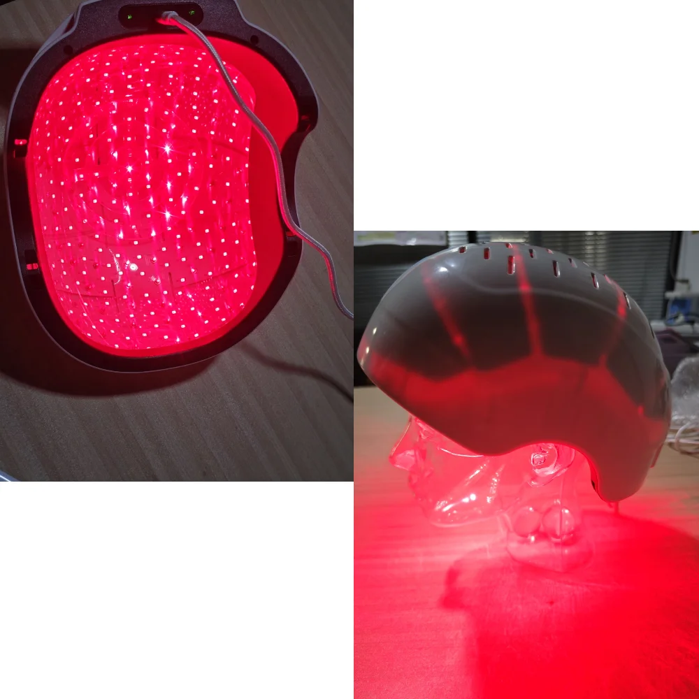 

Professional Hair Regrowth Helmet 6750mW, Laser Cap with 90 Diodes 210 LEDs for Men Women, Anti Loss Red Light Therapy Device