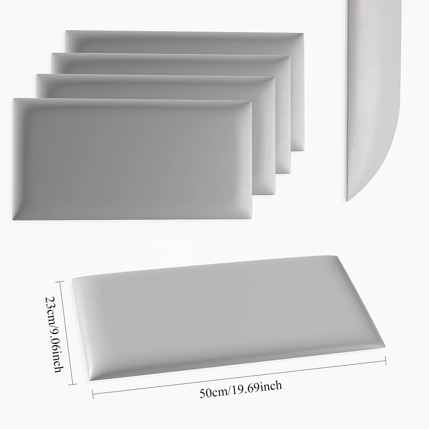 Thickened Self-adhesive Soft Back Wall Pad Bedroom Headboard Anti-collision Pad Sticker Living Room Background Protection Board