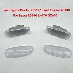 For Toyota Prado LC120 2003-2009 / Land Cruiser LC100 1998-2007 Door Light Welcome Lamp Cover Lid For Lexus ES300 LX470 GX470