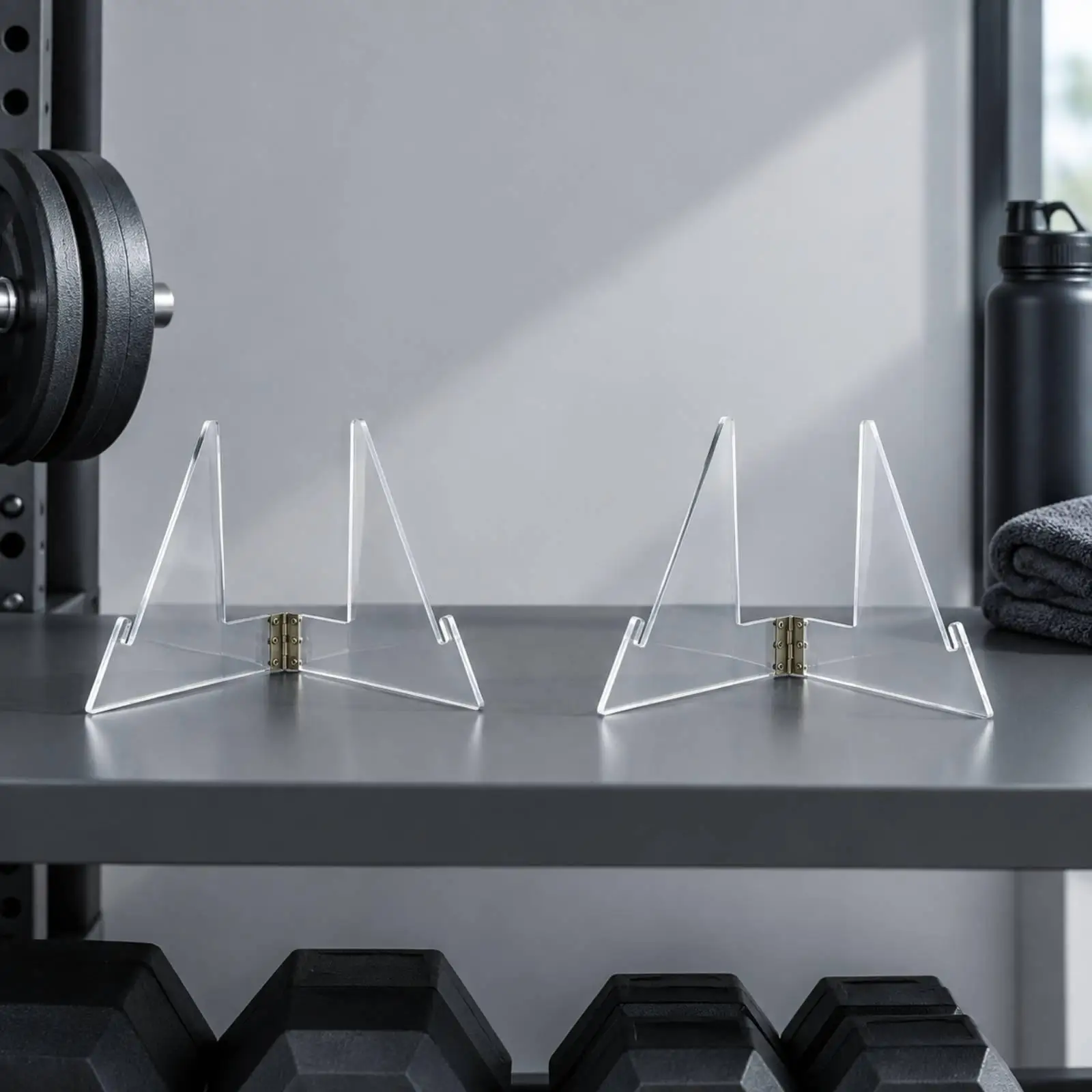 Adjustable Acrylic Belt Display Rack Clear Stand for Karate MMA Championship Belt Holder Tabletop Shelf